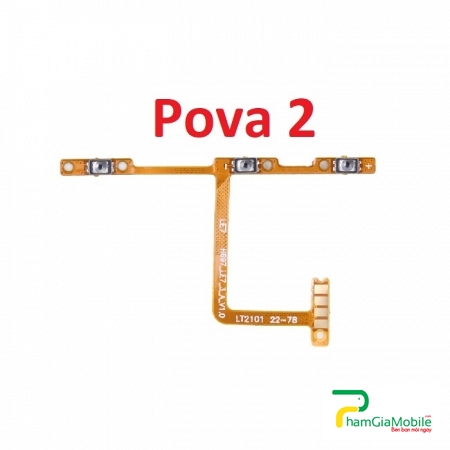 Dây Nút Nguồn Âm Lượng Tecno Pova 2 Dây Nút Nguồn On Off  Linh Kiện Thay Thế